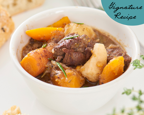 Homemade beef stew for dogs sales